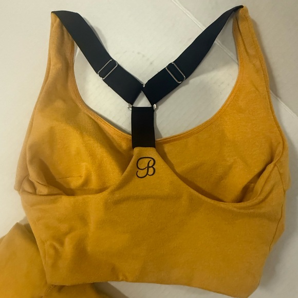 Bombshell Sportswear yellow Athletic Shorts Set - Picture 2 of 5